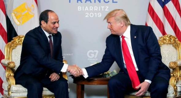 ترامب: مصر حققت تقدما كبيرا تحت زعامة السيسي