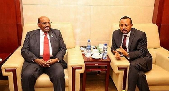 البشير وأحمد يبحثان تشكيل “قوات مشتركة لحماية الحدود” بين السودان وإثيوبيا