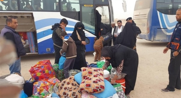 بدء عودة 350 أسرة نازحة بديالى العراقية