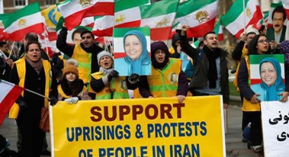 “باريس” و”بروكسل” تشهدان مظاهرات للتضامن مع الشعب الإيراني