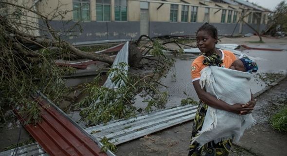 الإعصار يقتل 217 شخصا في موزمبيق